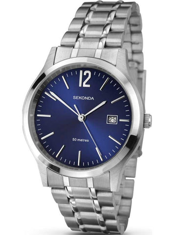 Mens Sekonda Watch, Water Resistant to 50 metres, 2 Year Guarantee