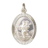 Silver St. Christopher and Chain complete with presentation box