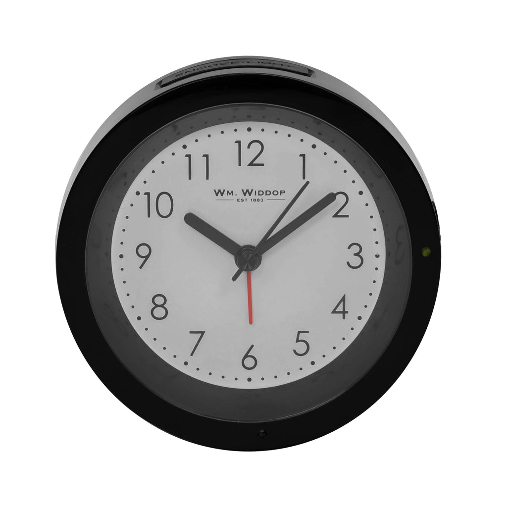 Black case Alarm Clock, 1 Year Guarantee