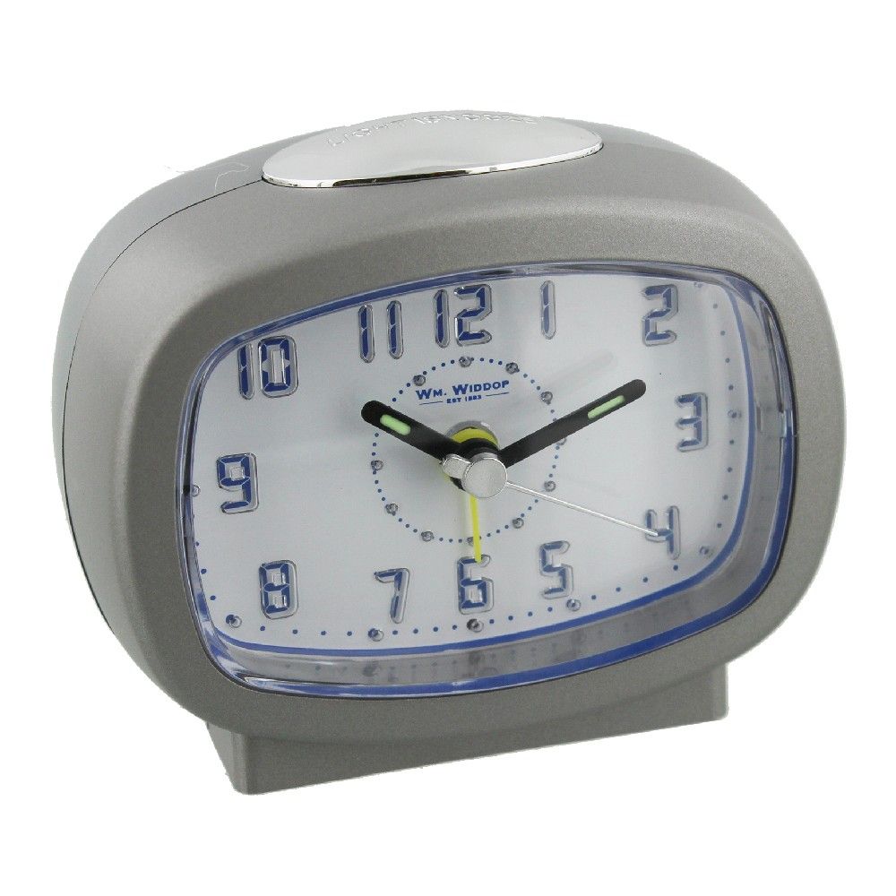 Grey case Alarm Clock, 1 Year Guarantee