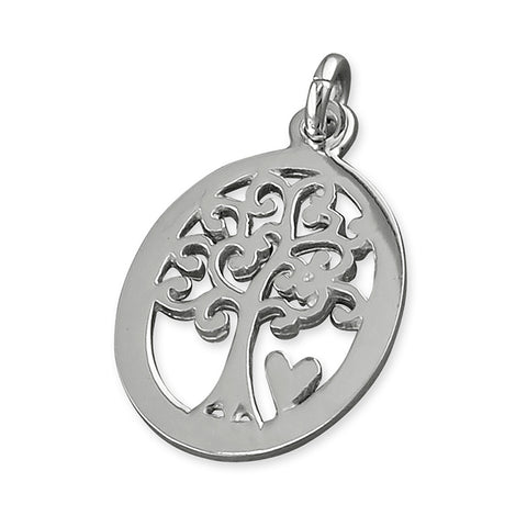 Silver Tree Of Life Pendant and Chain complete with presentation box
