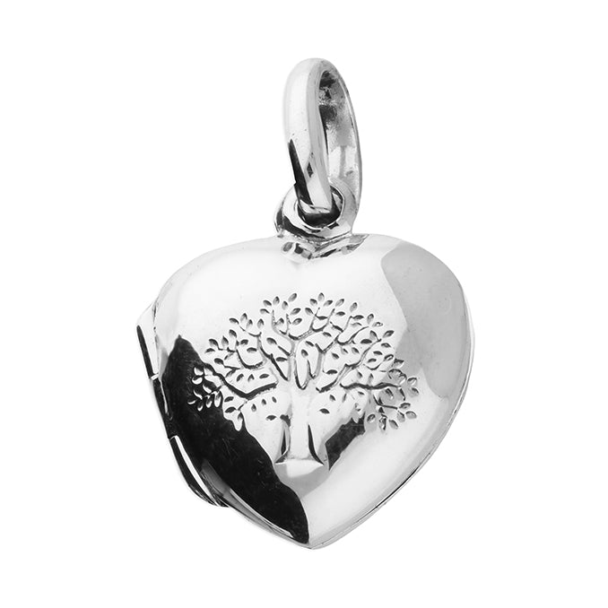 Silver Tree Of Life Locket and Chain complete with presentation box