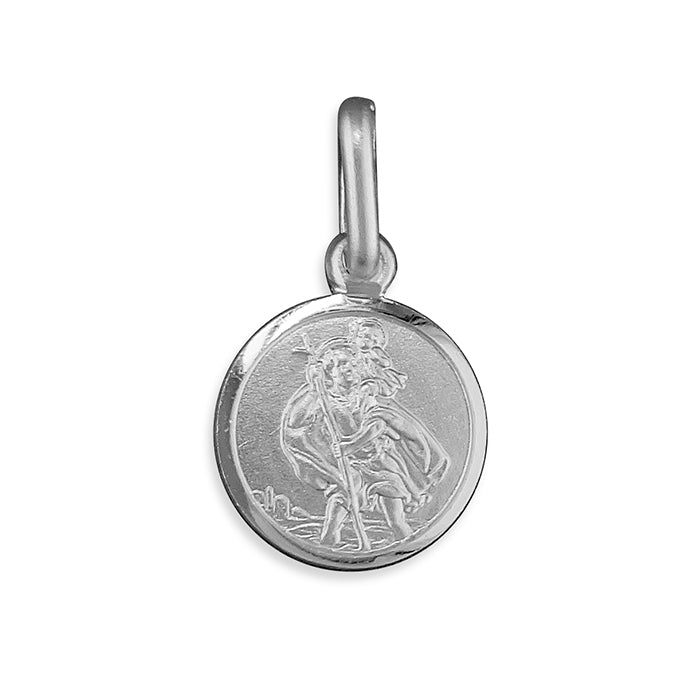 Silver St. Christopher and Chain complete with presentation box