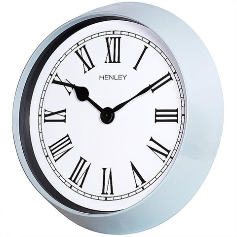 Pebble Grey Finish Round Wall Clock, 1 Year Guarantee