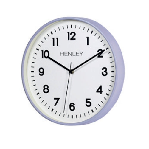 Grey Finish Round Wall Clock, 1 Year Guarantee