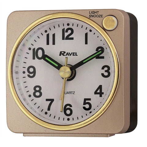 Gold and Black case Alarm Clock, 1 Year Guarantee