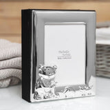 Silverplated 3.5inch x 5inch / 9cms x 12cms Babies Photo Frame and Album