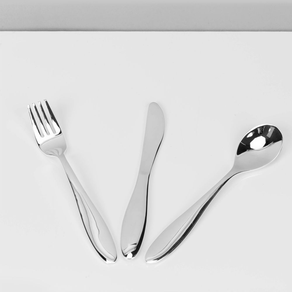 Silverplated Babies Knife, Fork and Spoon set
