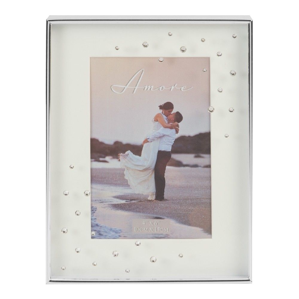 Silverplated 4inch x 6inch / 10cms x 15cms Photo Frame